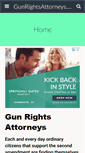 Mobile Screenshot of gunrightsattorneys.com